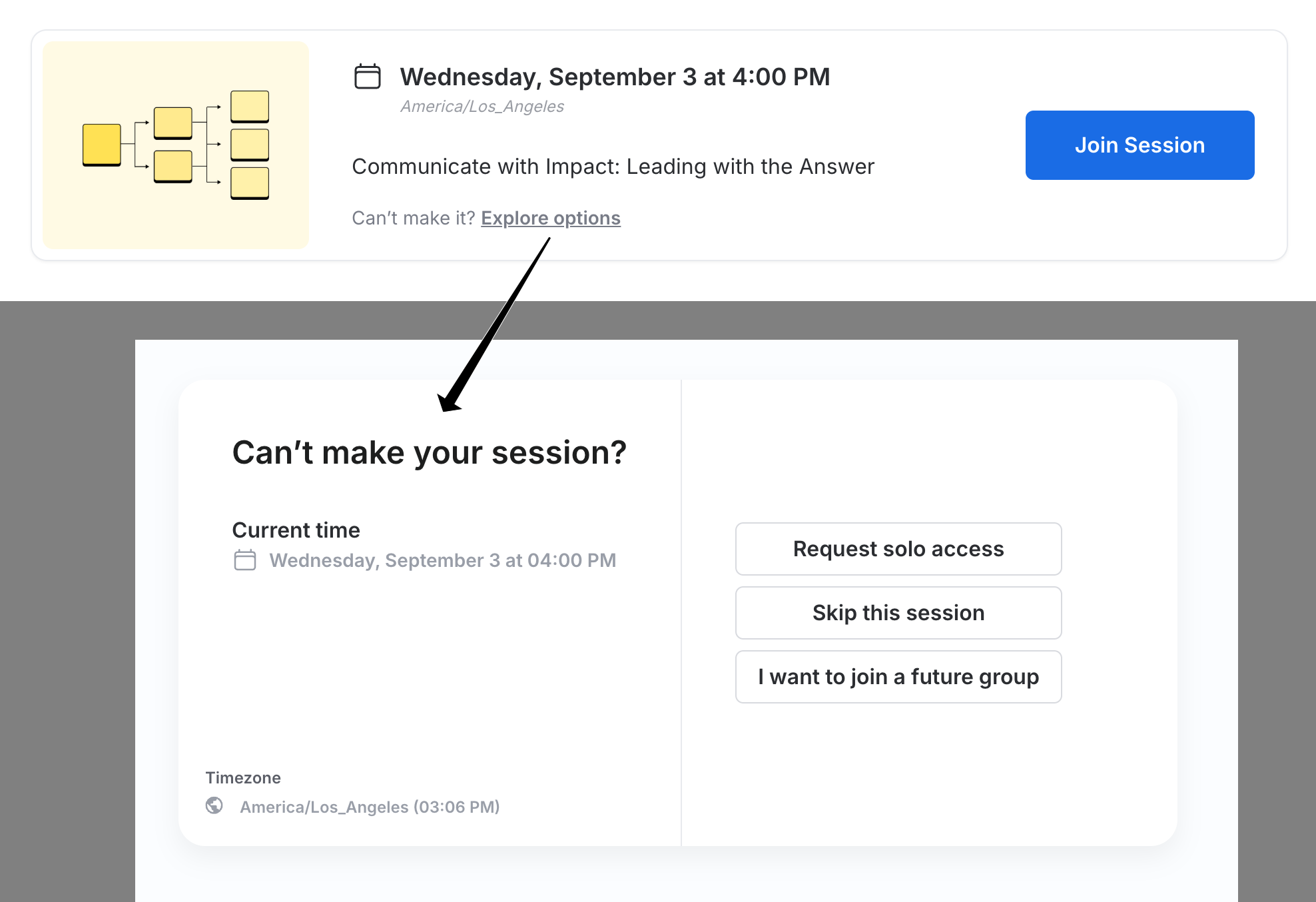 Rescheduling is now also available from participant dashboard
