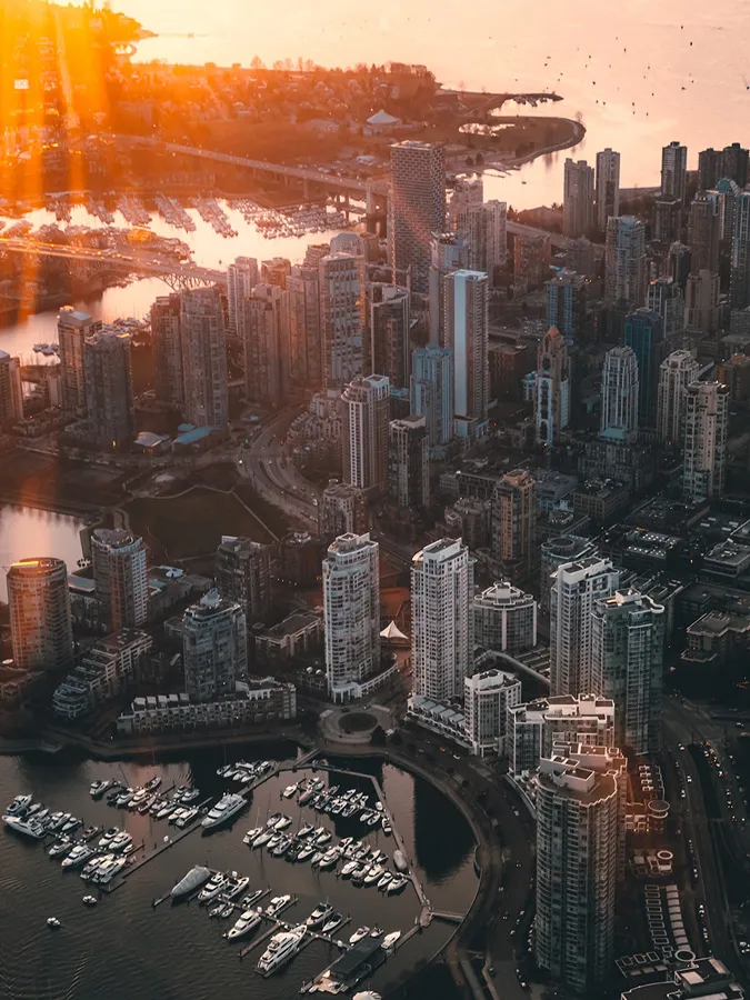 Vancouver cityscape photo.