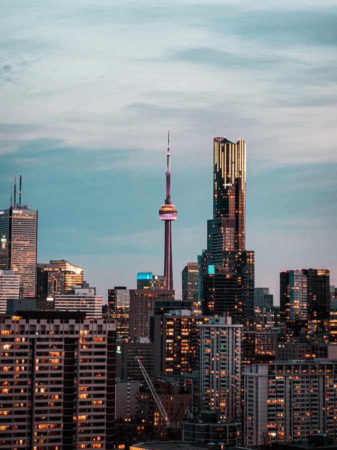 Toronto cityscape photo.