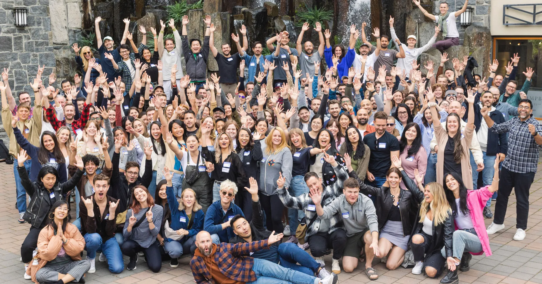 The entire Beam team is together in a photo.