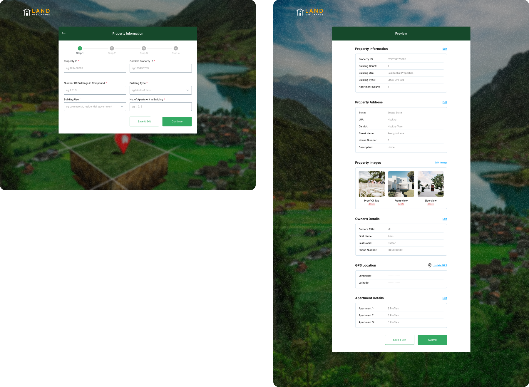 High Fidelity Desktop View
