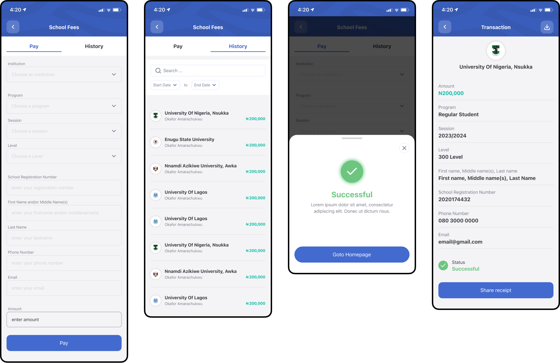 High Fidelity Desktop View 2