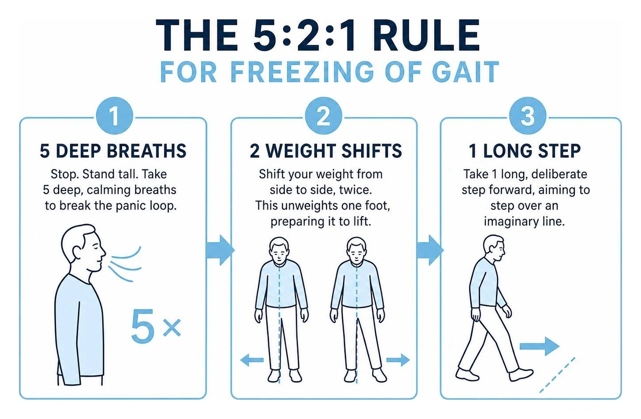 The 5:2:1 Rule for Freezing of Gait The 5:2:1 Rule for Freezing of Gait