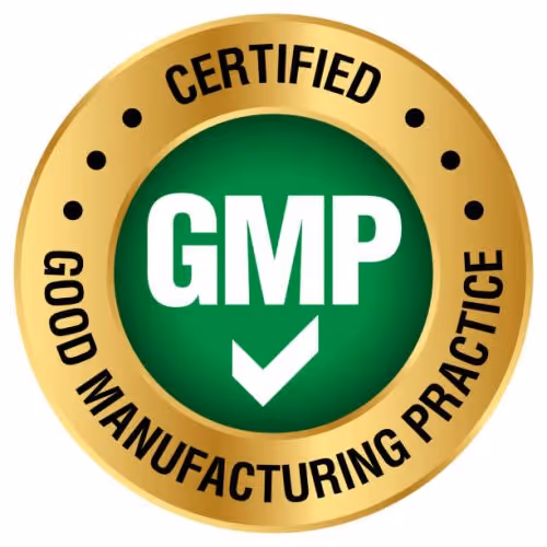 GMP Certified logo | Steuart Nutrition