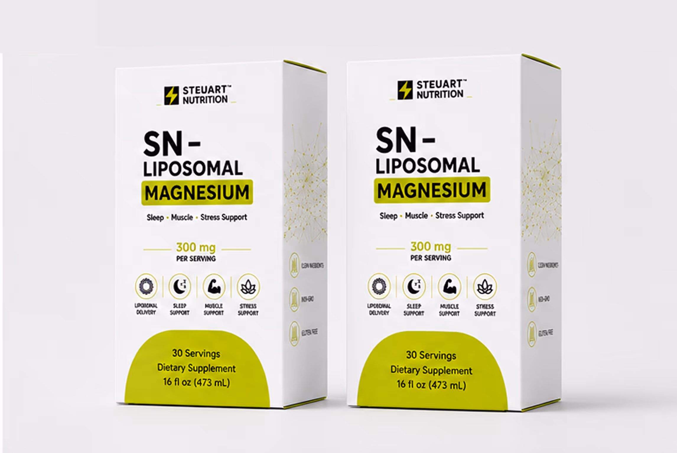 Stellart Nutrition SN-Liposomal Magnesium boxes.