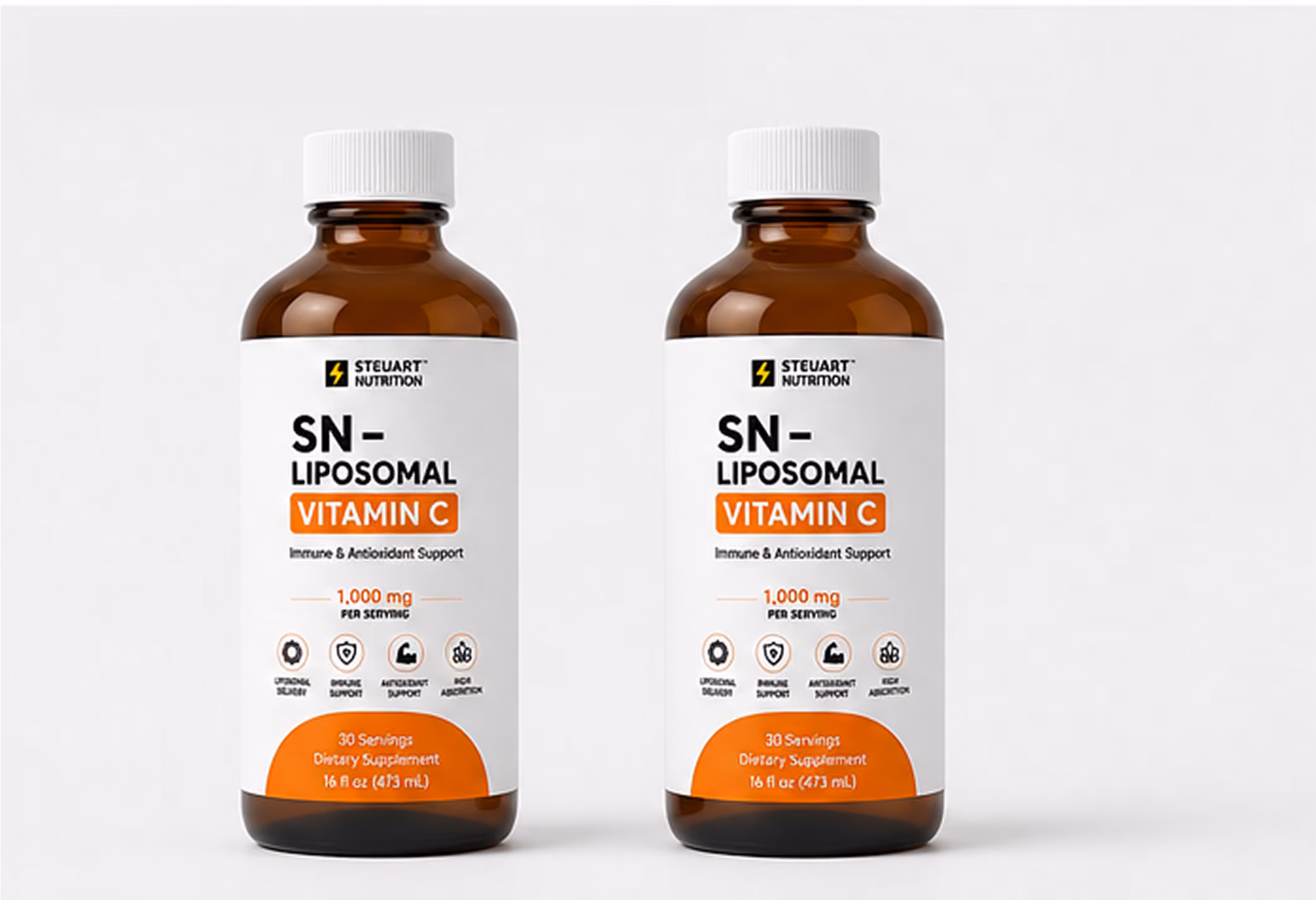 Steuart Nutrition SN-Liposomal Vitamin C bottles