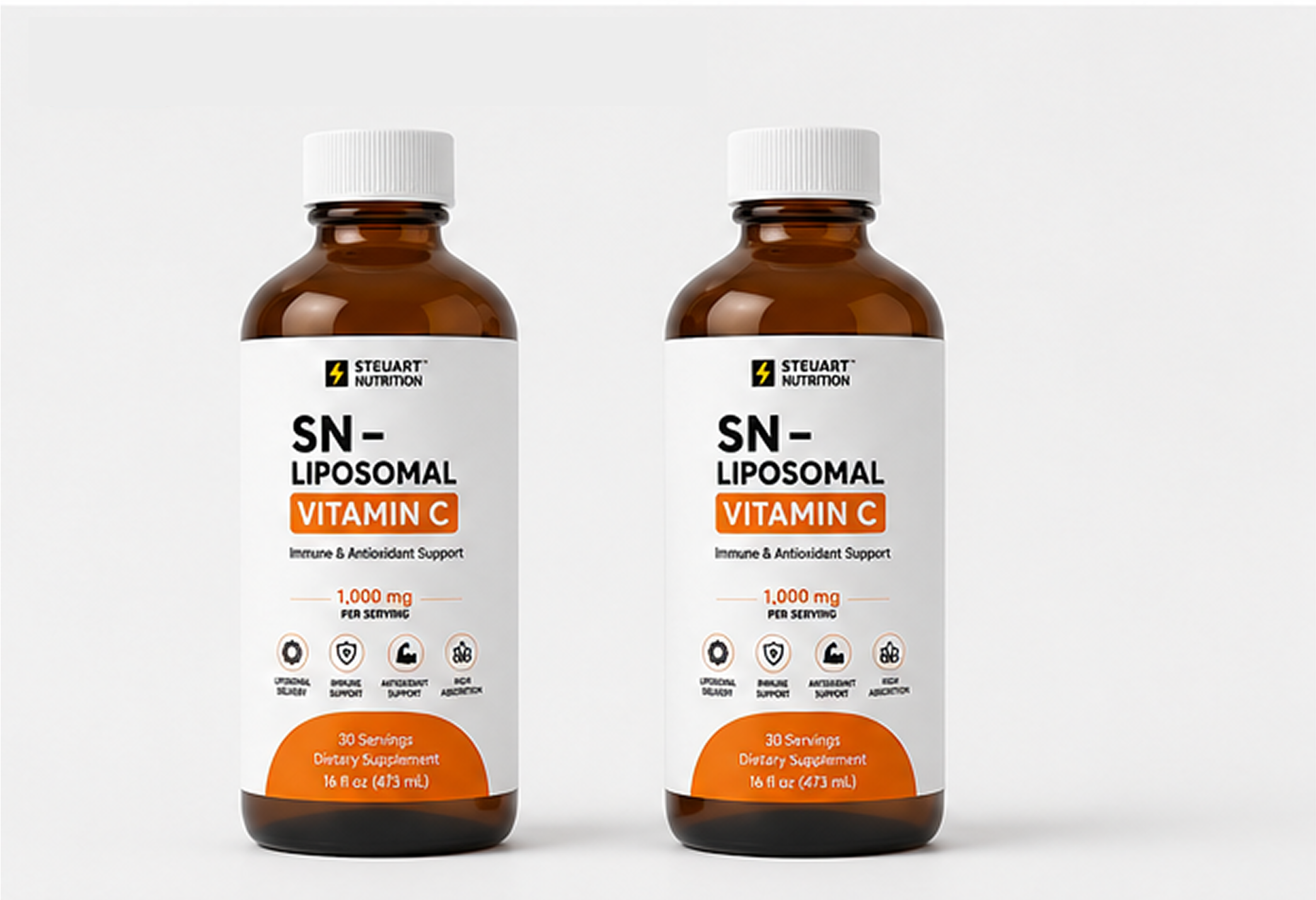 Stellart Nutrition SN-Liposomal CoQ10 bottles