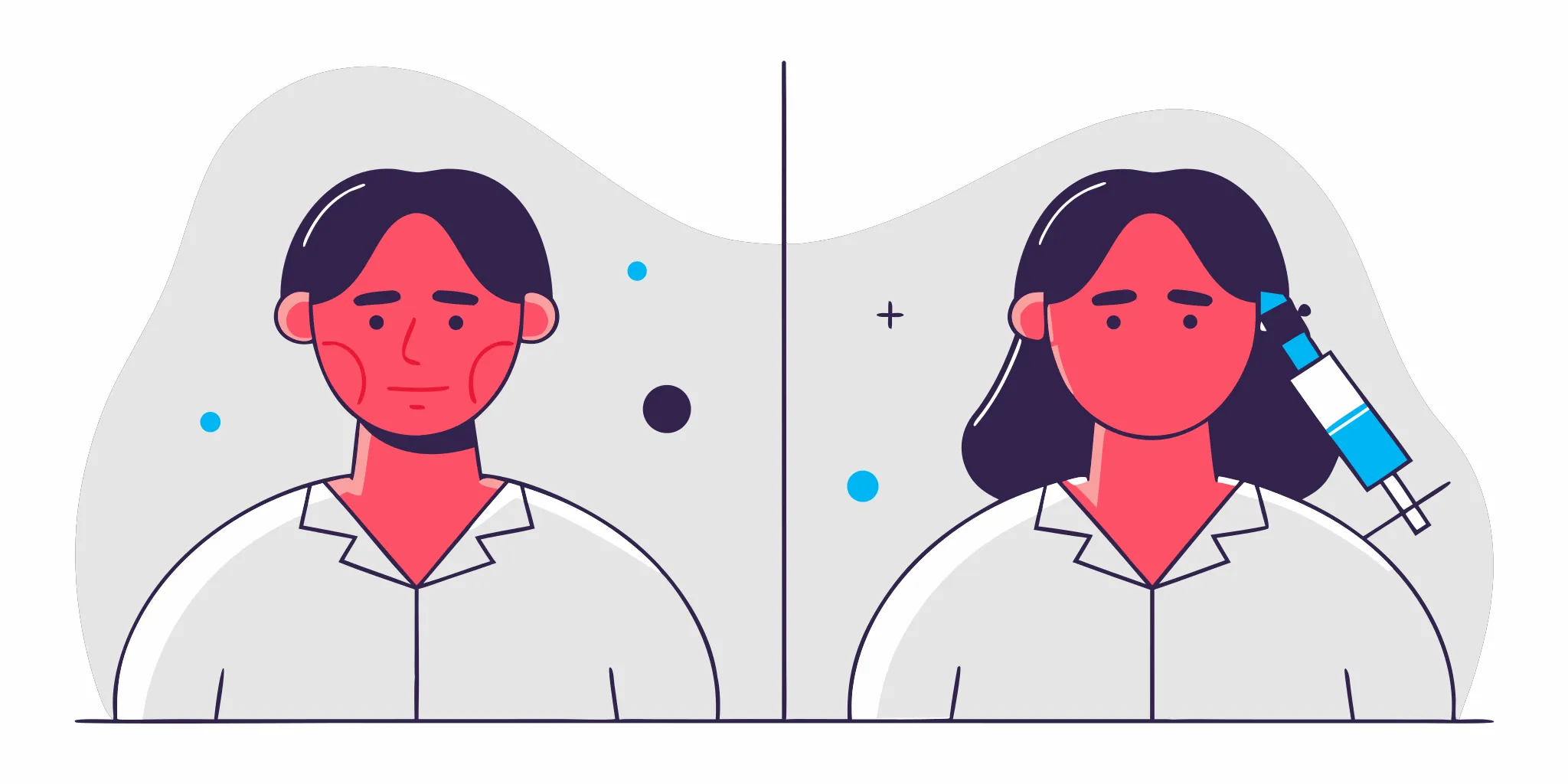 Morpheus8 before and after face results, showing visibly tighter and smoother skin.