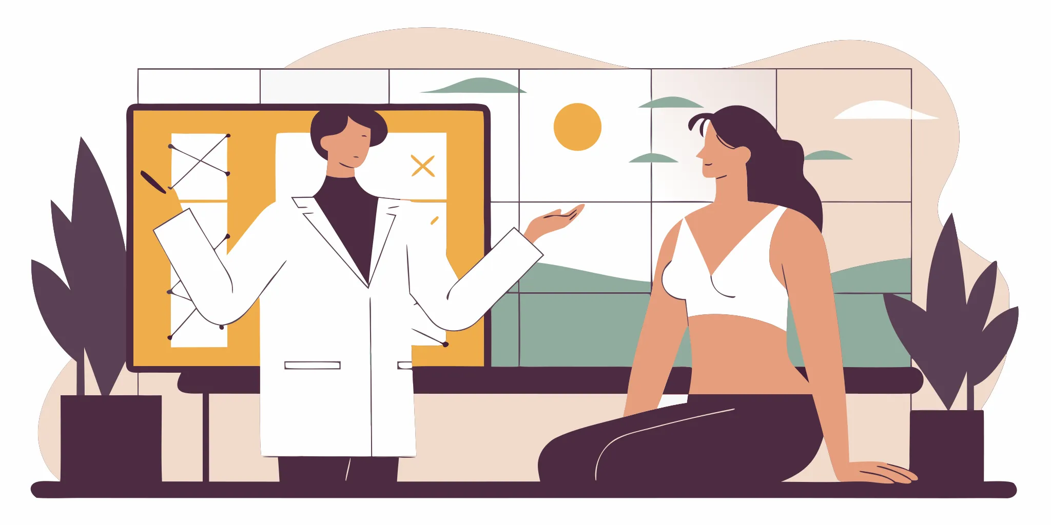 Bakersfield surgeon explaining the BBL surgery process to a patient.