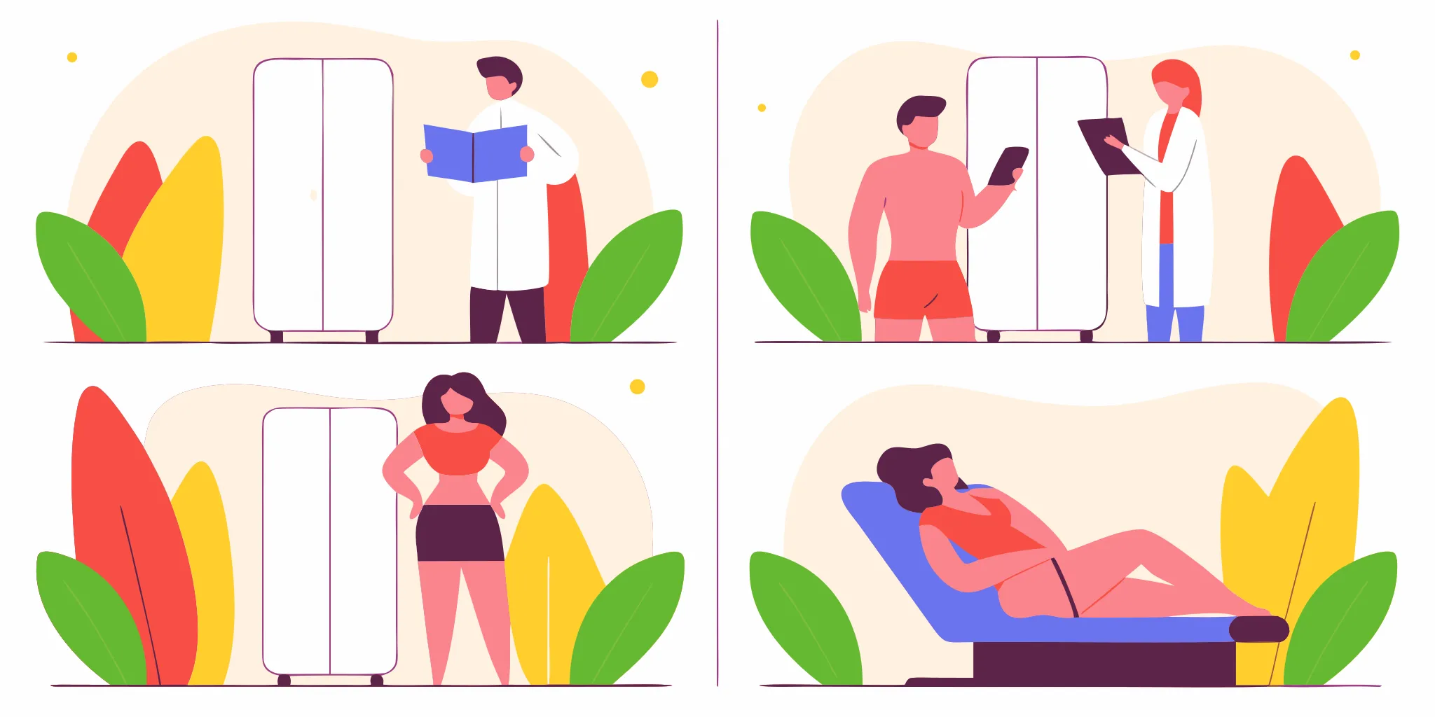 A provider administering a non-surgical butt lift treatment, showing how the procedure works.