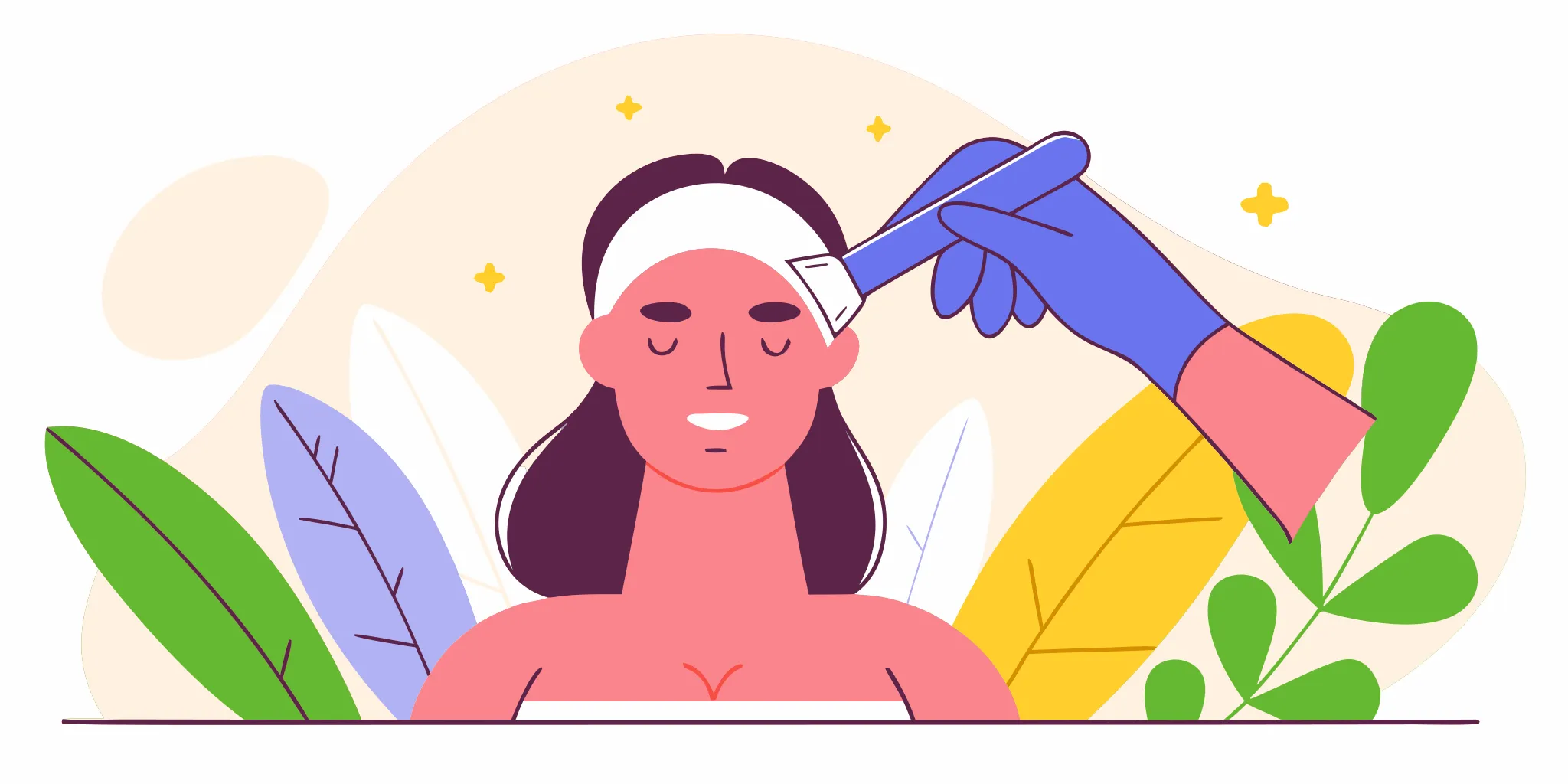 A woman receiving a Morpheus8 treatment to tighten facial skin.