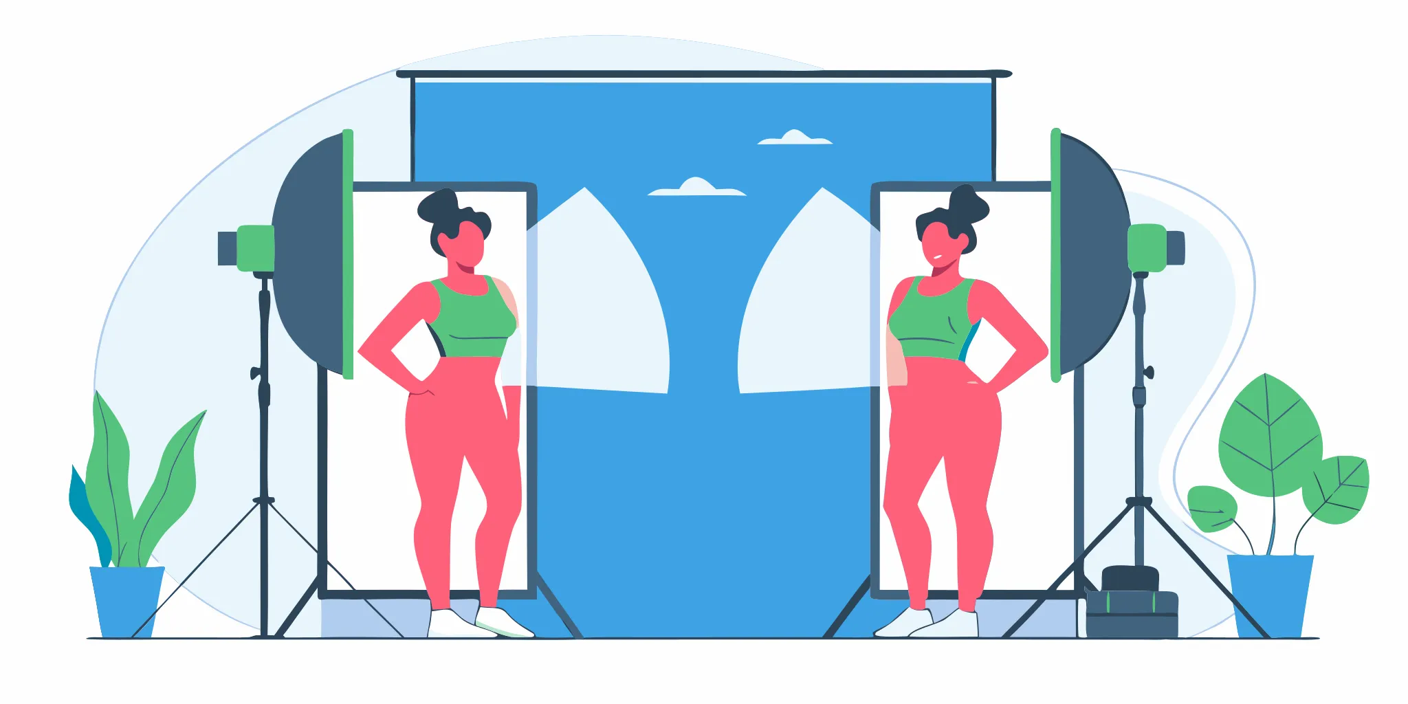A woman's mommy makeover before and after results, showing a transformed abdomen and waist.