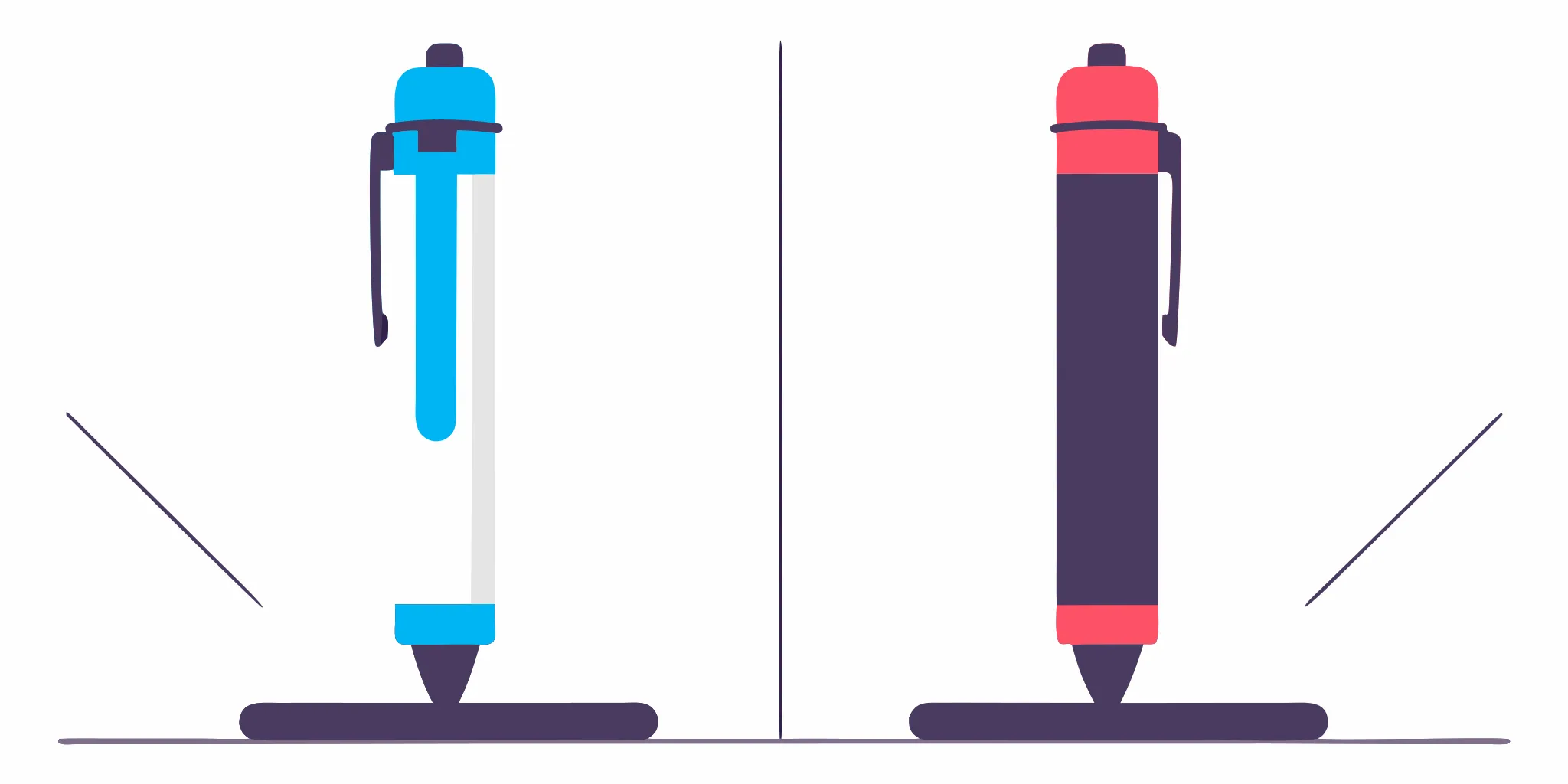 A side-by-side comparison of Mounjaro and Ozempic injector pens.