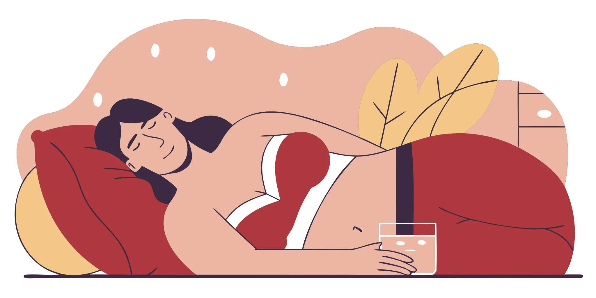 Prepared home rest area for breast implant removal recovery