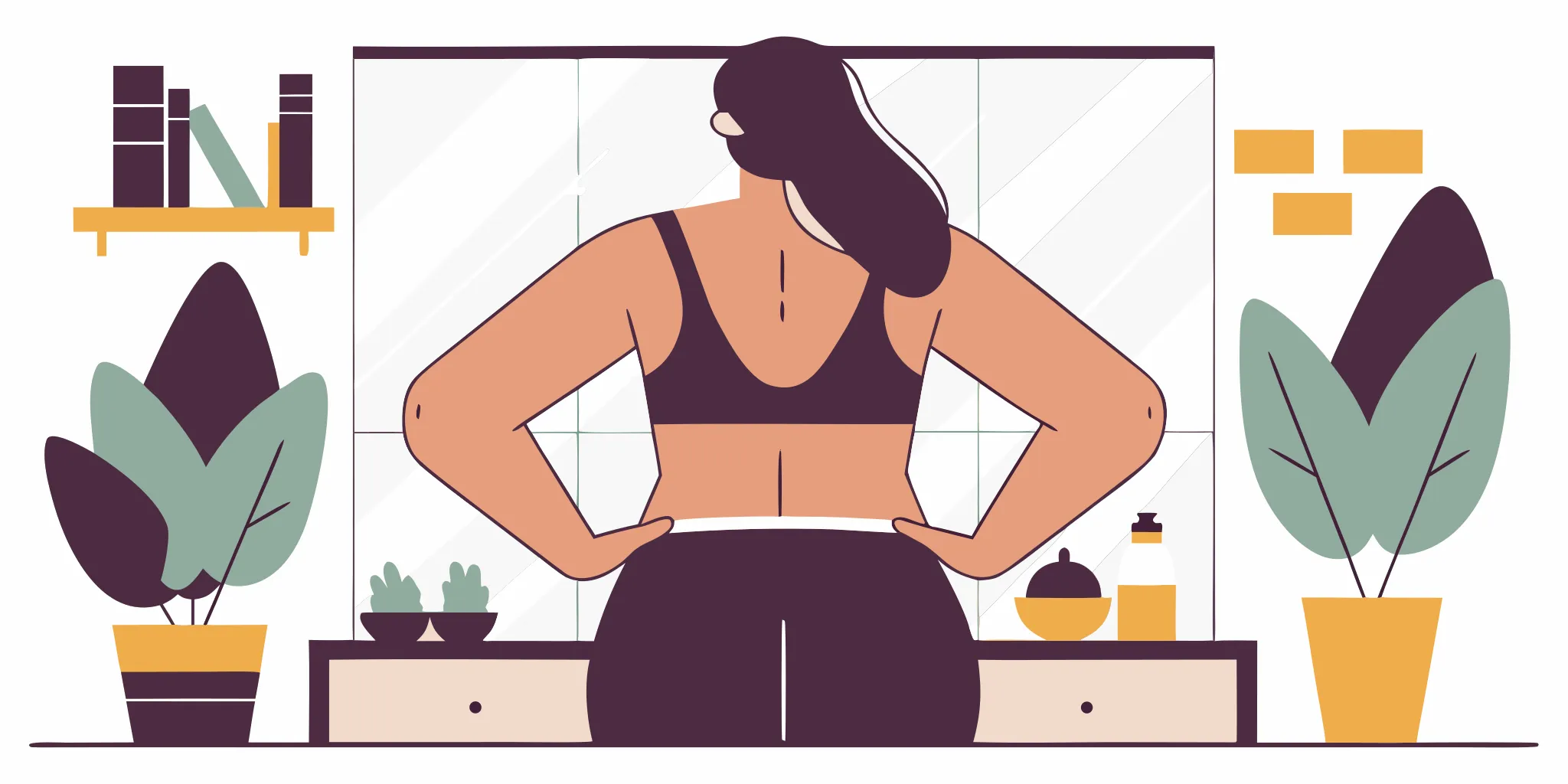 Illustration comparing Lipo 360 vs traditional liposuction contouring areas