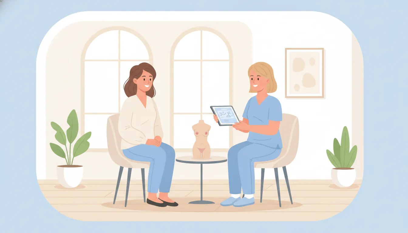 Breast reduction consultation with a board-certified plastic surgeon in Bakersfield