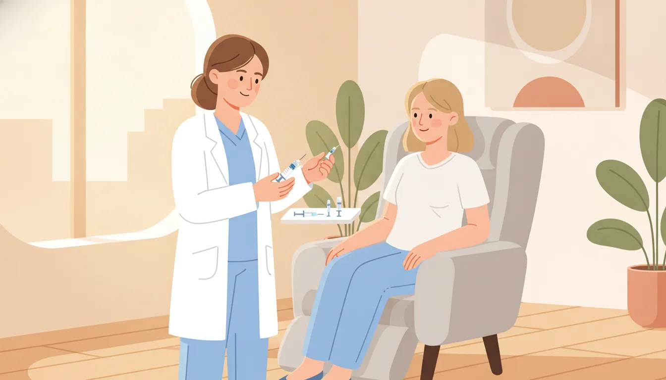 Provider preparing for a dermal filler consultation with a patient