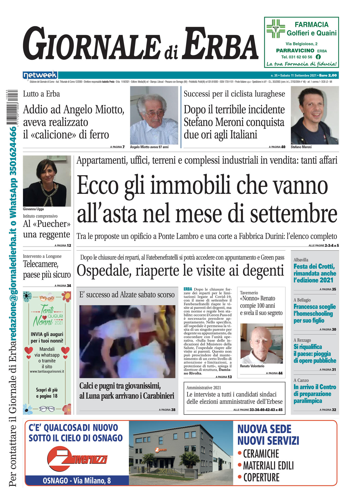 GIORNALE DI ERBA