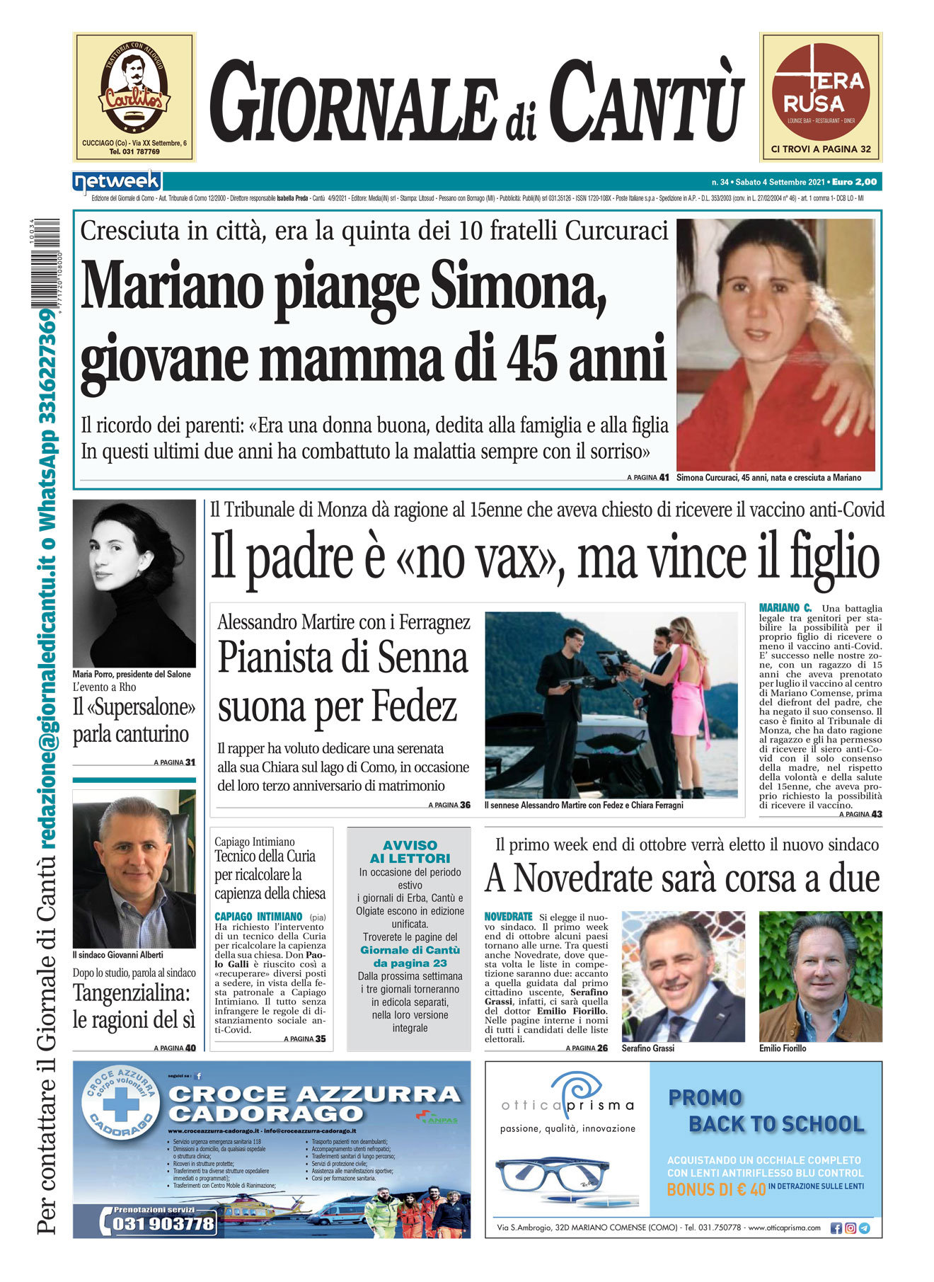 GIORNALE DI CANTU'