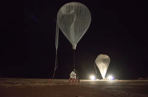 First crewed flight in balloon at low altitude​.