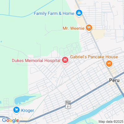 Dukes Memorial Hospital, Peru, IN - 275 W 12th St