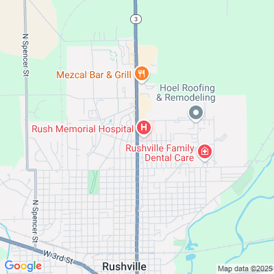 Rush Memorial Hospital, Rushville, IN - 1300 N Main St