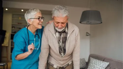 nurse in her sixties considering retirement
