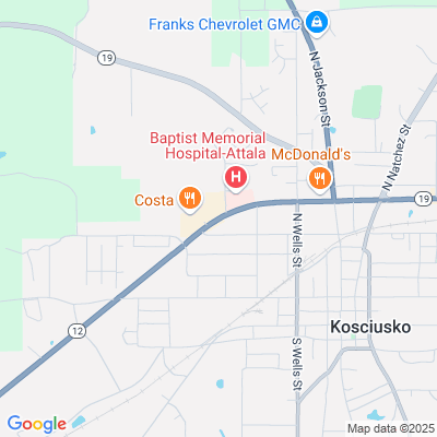 Attala County Nursing Center, Kosciusko, MS - 326 Highway 12 W