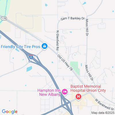 New Albany Health & Rehab Center, New Albany, MS - 118 S Glenfield Rd