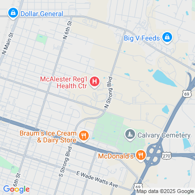 Mcalester Regional Health Center, Mcalester, OK - 1 E Clark Bass Blvd