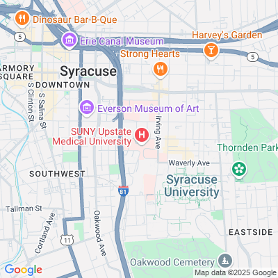 University Hospital S U N Y Health Science Center, Syracuse, NY - 750 E Adams St