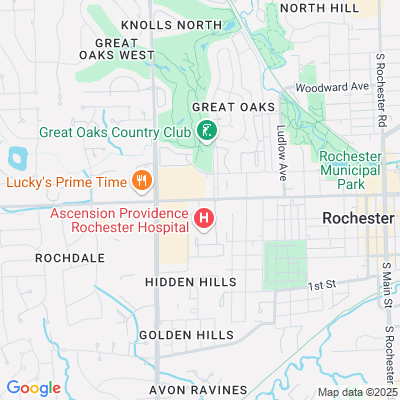 Ascension Crittenton Hospital, Rochester, MI - 1101 W University Dr