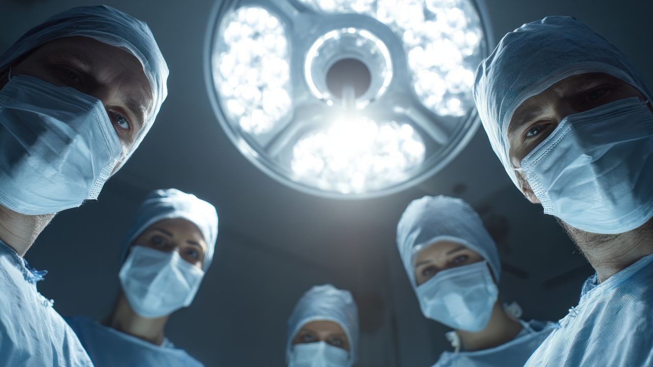 doctors and nurses in a ER sala