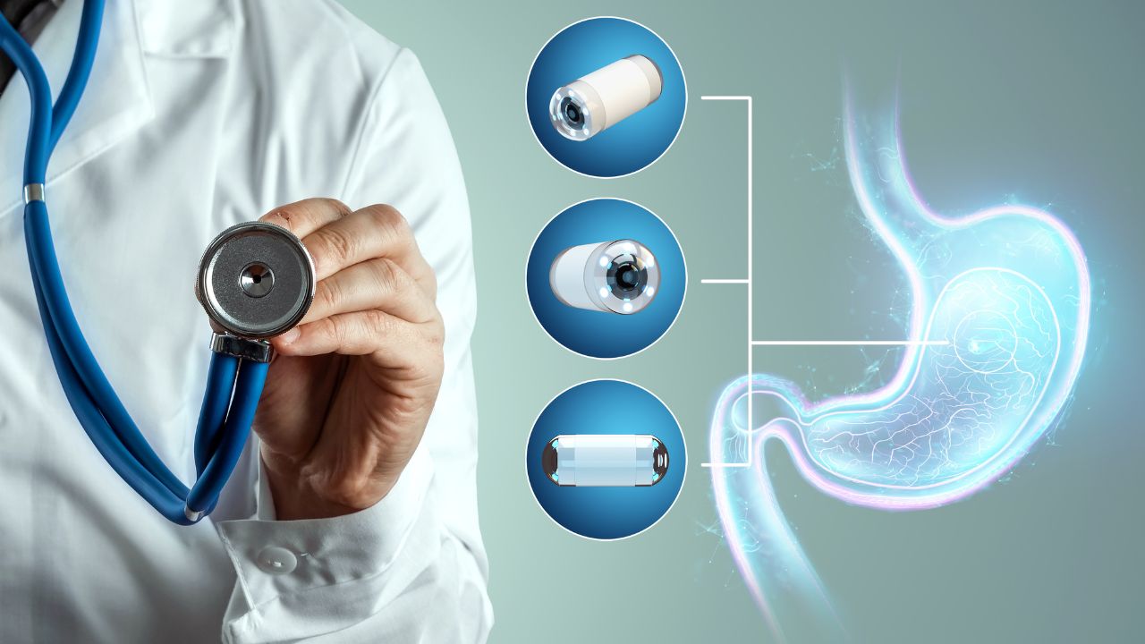 an endoscopy machine with a doctor