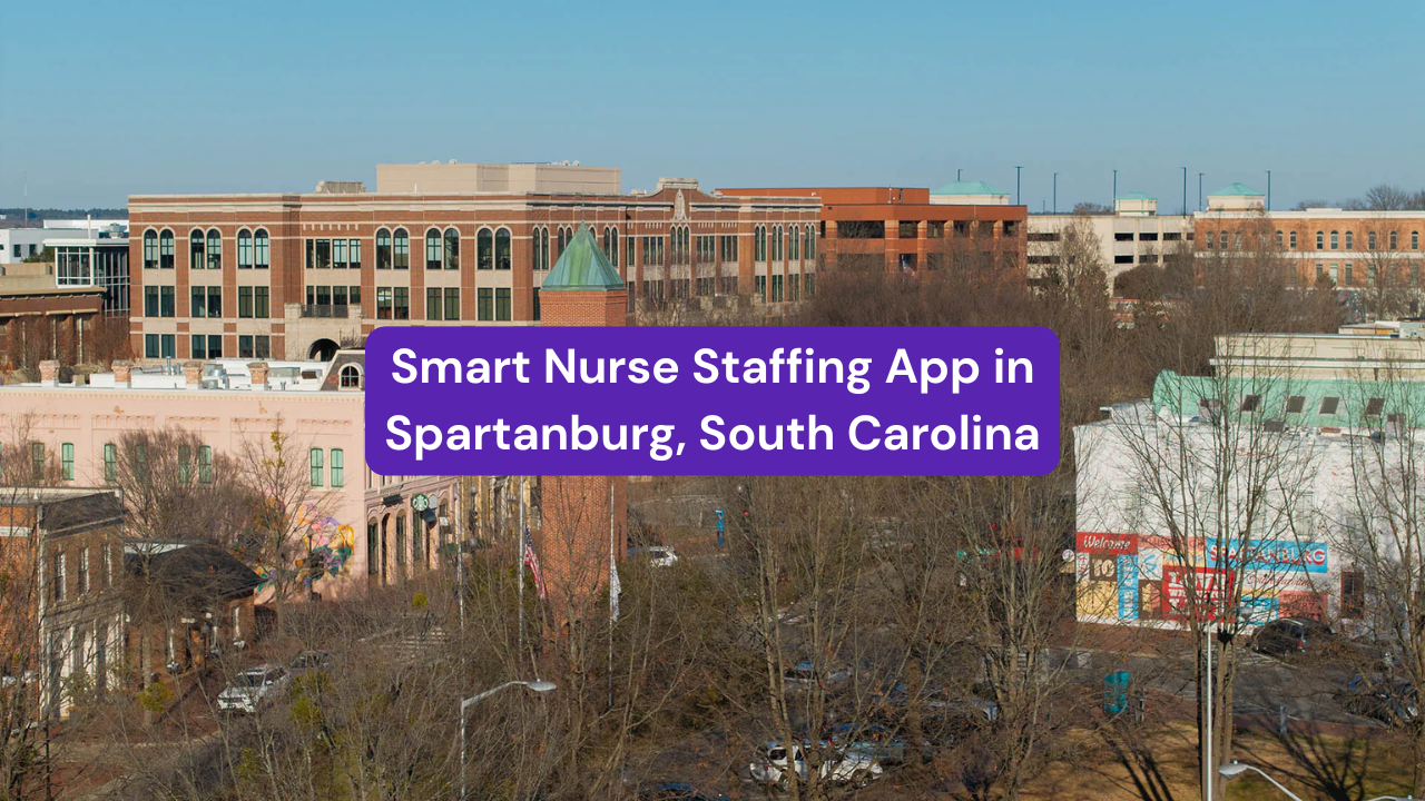 view of Spartanburg city