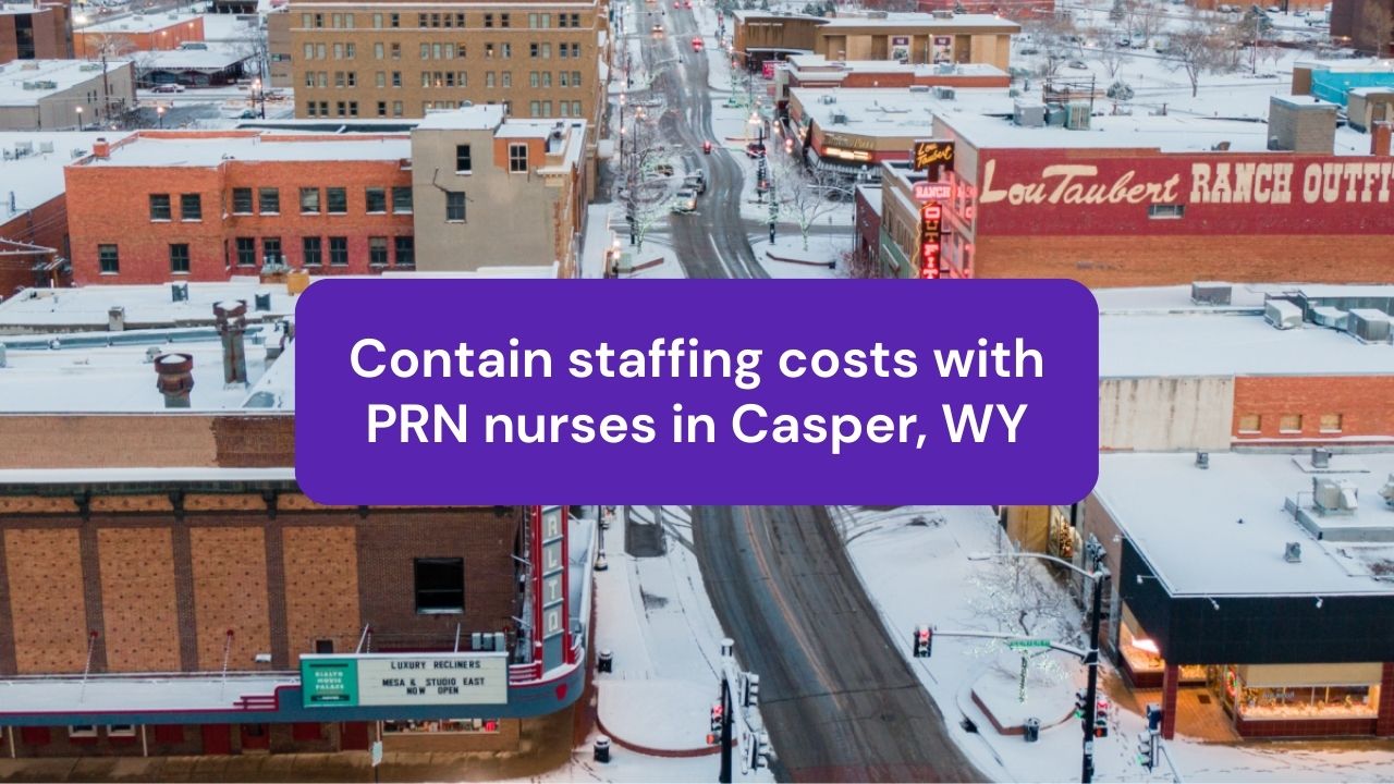 view from the top of Casper city