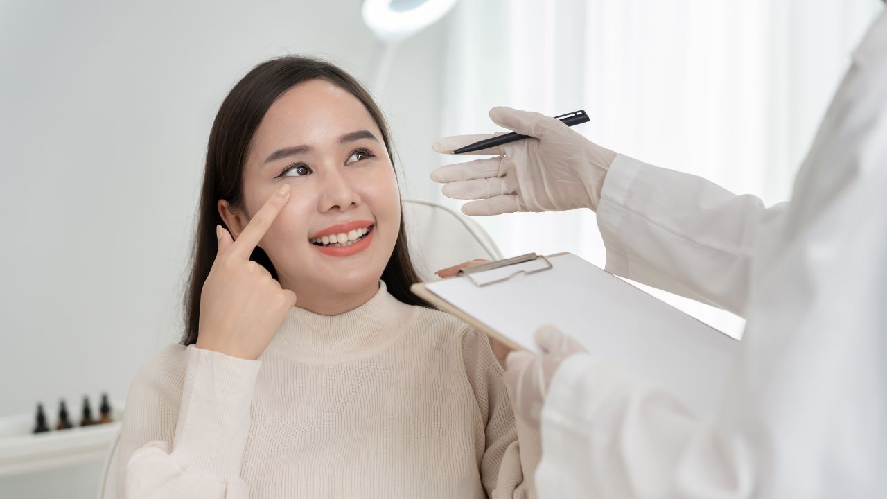 Picture of plastic surgery patient