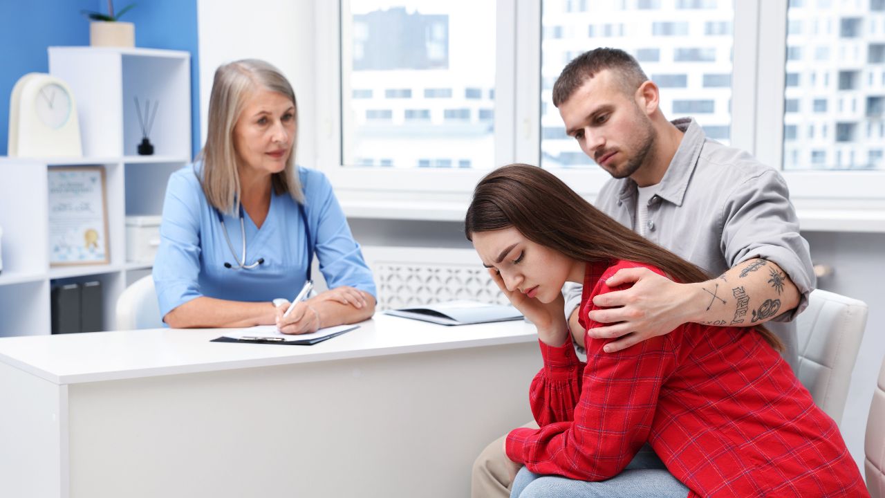 picture of a couple dealing with infertility