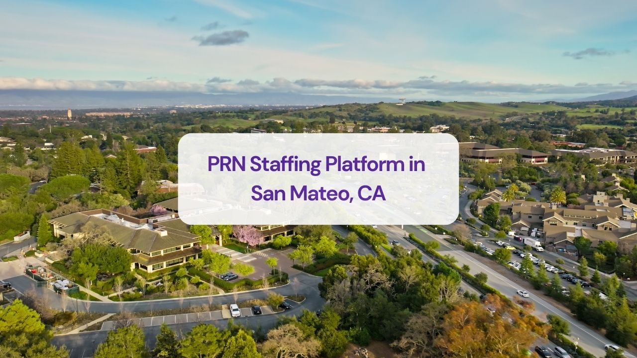 a view of the city and houses around