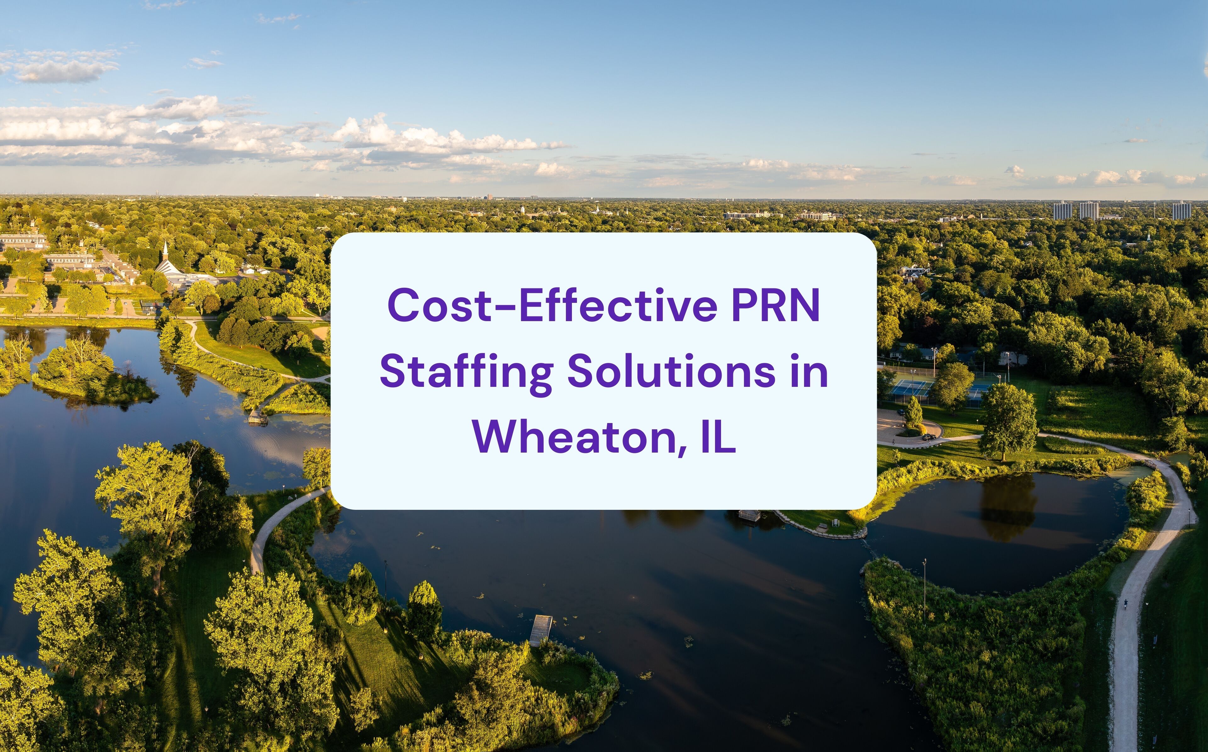 A view of a lake and trees