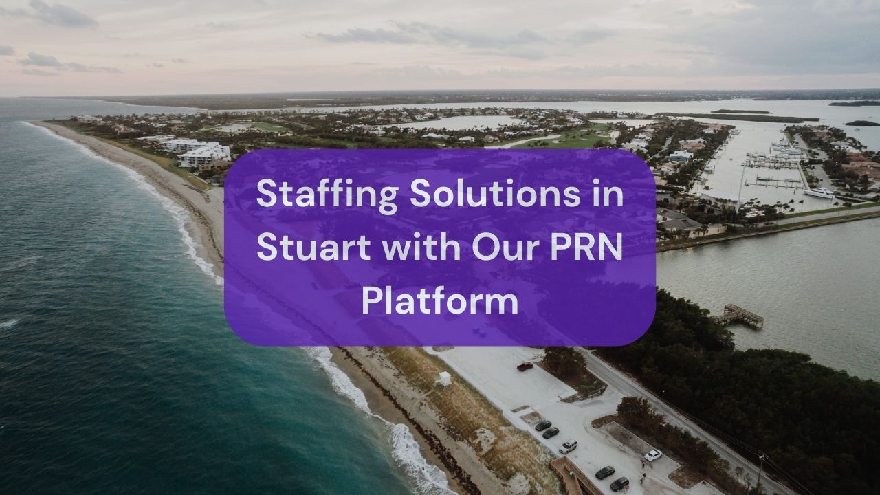 aerial view of a coastal city with beach, marina, waterways, and palm trees at sunset