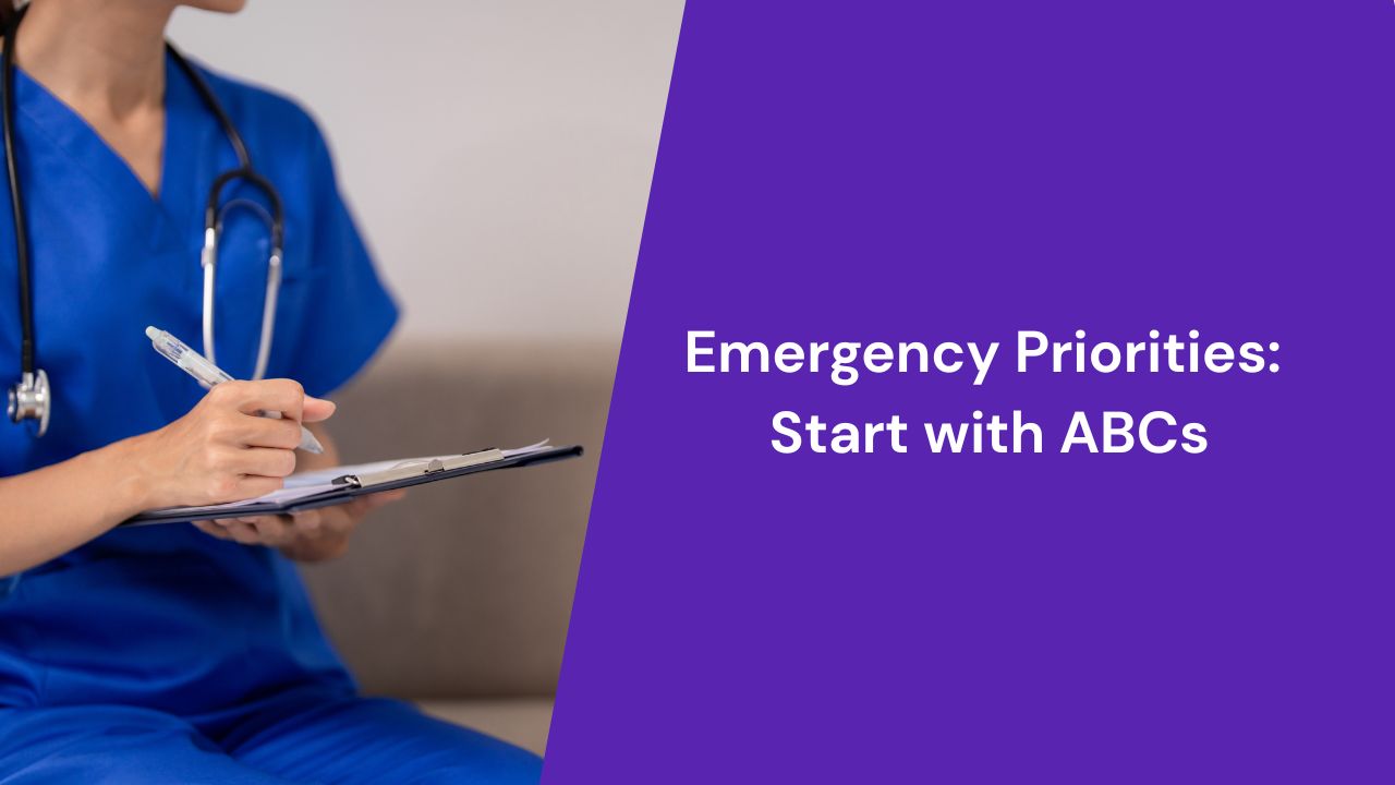 a nurse taking notes