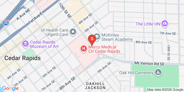 Mercy Medical Center - Cedar Rapids, Cedar Rapids, IA - 701 10th St SE