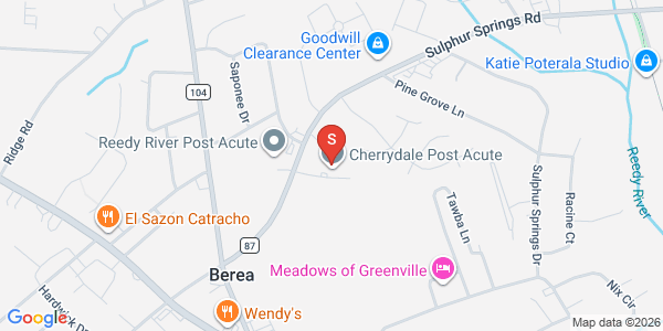 Cherrydale Post Acute, Greenville, SC - 601 Sulphur Springs Road