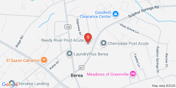 Reedy River Post Acute, Greenville, SC - 600 Sulphur Springs Road