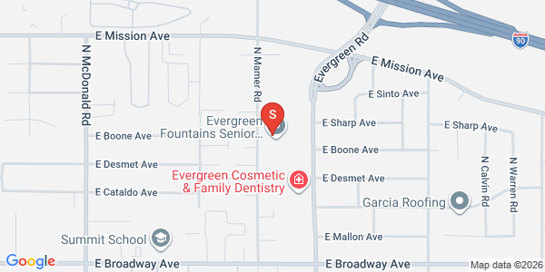 Evergreen Fountains Senior Living Community, Spokane Valley, WA - 1201 North Evergreen Road