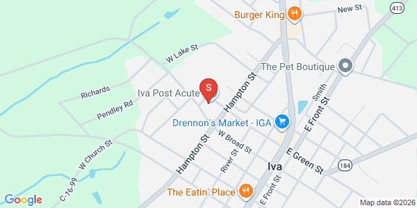 Iva Post Acute, Iva, SC - 406 West Broad Street