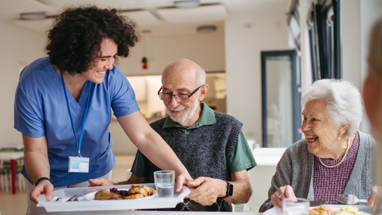 a nurse with patients