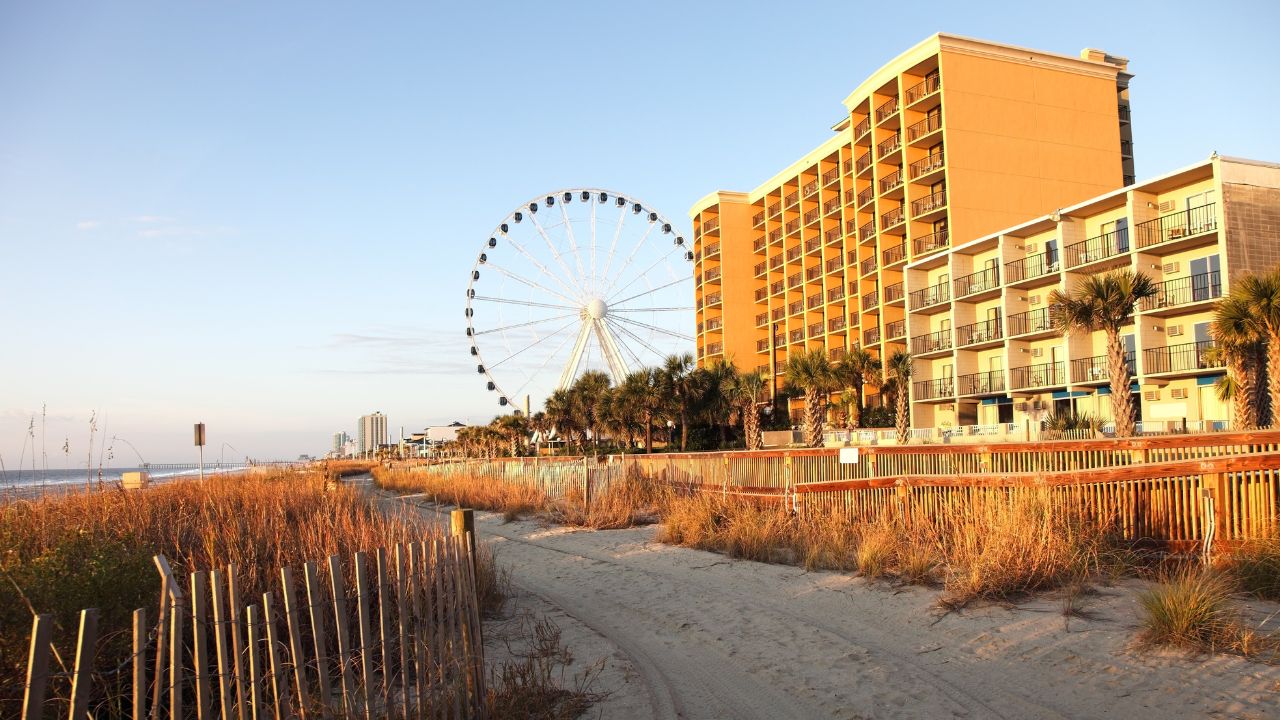 buildings close to the coast