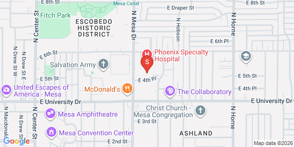 Phoenix Specialty Hospital, Mesa, AZ - 433 East 6th Street